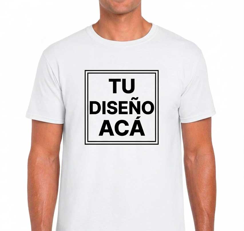 Remera Personalizada 1 Remeras personalizadas blancas
